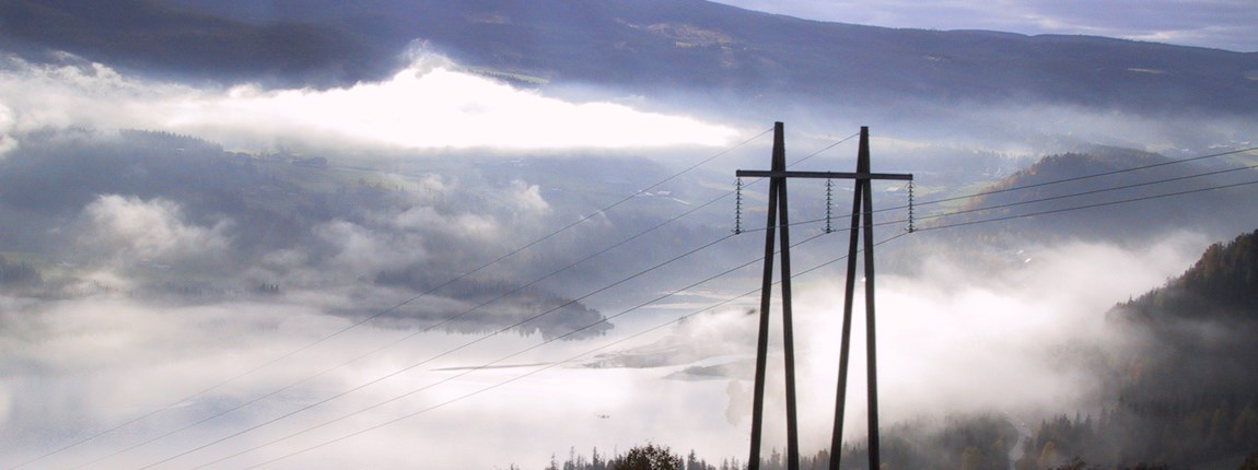 Linjer i vakker natur